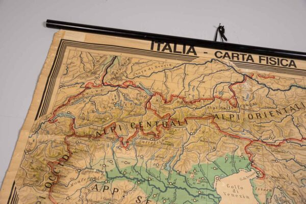 Cartina geografica fisica Italia
